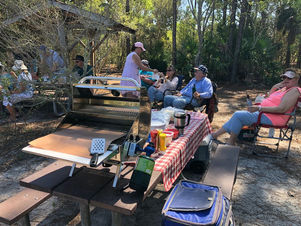 Island walking and food